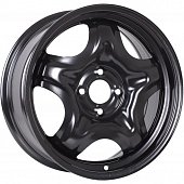 ТЗСК Renault Sandero Stepway 6.5x16 4*100 ET37 DIA60.1 Black Штампованный