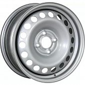 Trebl 64G48L 6x15 5*139.7 ET40 DIA98.6 Silver Штампованный