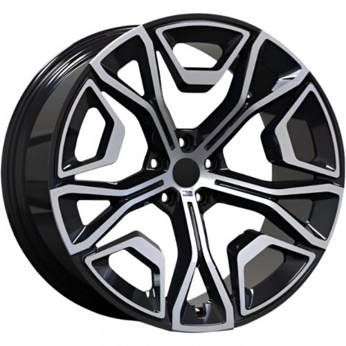 BMW NEW 918M1 10x21 5*112 ET30 DIA66.6 Gloss Black Face Кованый