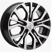 Khomen KHW 1608 6.5x16 5*110 ET43 DIA65.1 Black-FP Литой