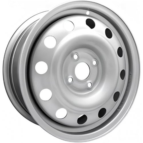 ТЗСК Huyndai Solaris/Kia Rio 6.5x16 4*100 ET50 DIA54.1 Silver Штампованный