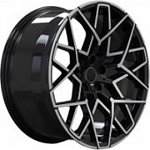 BMW 813M 8.5x20 5*112 ET25 DIA66.6 Gloss Black Full Polish Face Кованый