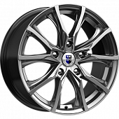 K&K Твист 7.5x17 5*114.3 ET46 DIA67.1 Дарк платинум Литой