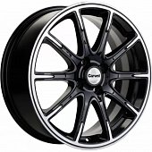 Carwel Лада 5.5x14 4*114.3 ET40 DIA67.1 BL Литой