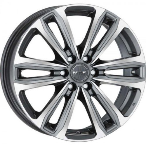 MAK Safari 6 8x18 6*114.3 ET45 DIA66.1 Gunmetal Mirror Face Литой