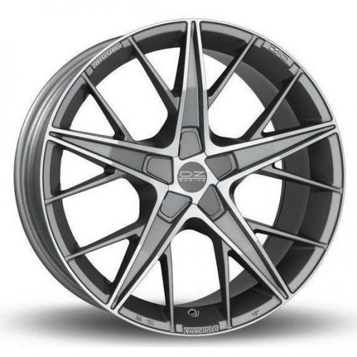 OZ Quaranta 5 8.5x19 5*112 ET44 DIA75.1 Grigio Corsa Diamond Cut Литой