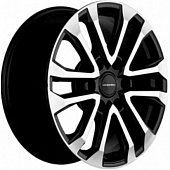 Khomen KHW 1805 7.5x18 6*139.7 ET36 DIA100.1 Black-FP Литой