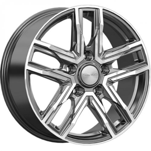 Скад Техас 8.5x20 5*150 ET55 DIA110.1 Алмаз графит Литой