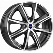 K&K Арнар 6x15 4*100 ET46 DIA54.1 Алмаз черный Литой