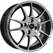 Megami MGM-5 6x14 4*100 ET43 DIA60.1 BKF Литой