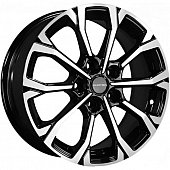 Khomen KHW 1605 6.5x16 5*114.3 ET44 DIA67.1 Black-FP Литой