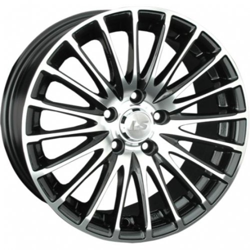 LS 565 6.5x15 5*100 ET38 DIA73.1 BKF Литой