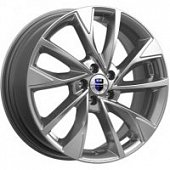 K&K Роквуд 7x17 5*105 ET38 DIA56.6 Дарк платинум Литой