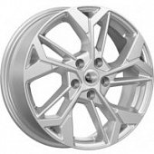 K&K КС1062 6.5x17 5*114.3 ET50 DIA54.1 Сильвер Литой