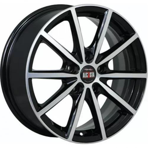 Alcasta M61 6.5x16 5*114.3 ET45 DIA67.1 BKF Литой