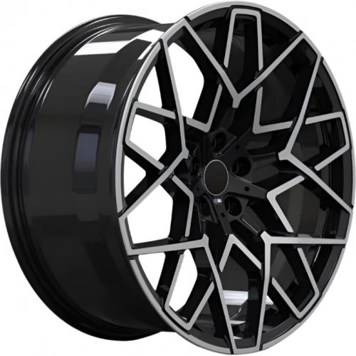 BMW 813M 8.5x20 5*112 ET25 DIA66.6 Gloss Black Full Polish Face Кованый