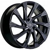 Khomen KHW 1901 7.5x19 5*114.3 ET40 DIA64.1 Black Литой