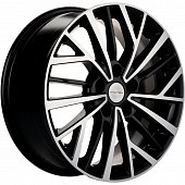 Khomen KHW 1717 7x17 5*114.3 ET50 DIA67.1 Black-FP Литой