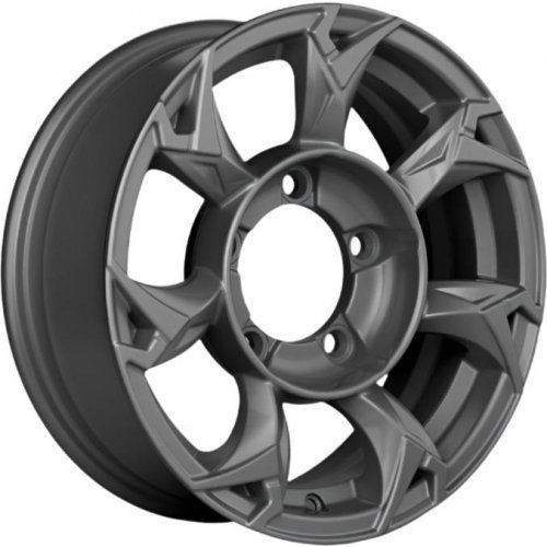 Khomen KHW 1505 5.5x15 5*139.7 ET5 DIA98.5 Gray Литой