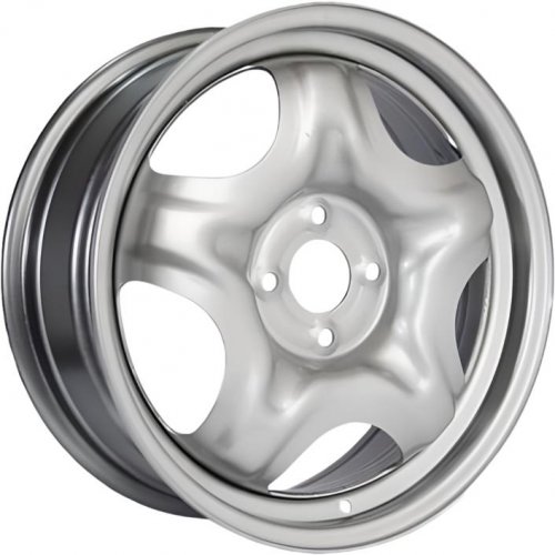 ТЗСК Renault Sandero Stepway 6.5x16 4*100 ET37 DIA60.1 Silver Штампованный