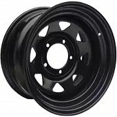 Off Road Wheels УАЗ 7x15 5*139.7 ET0 DIA110.1 Black Штампованный