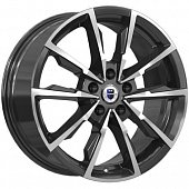 K&K Меренге 7.5x17 5*112 ET45 DIA66.6 Алмаз черный Литой