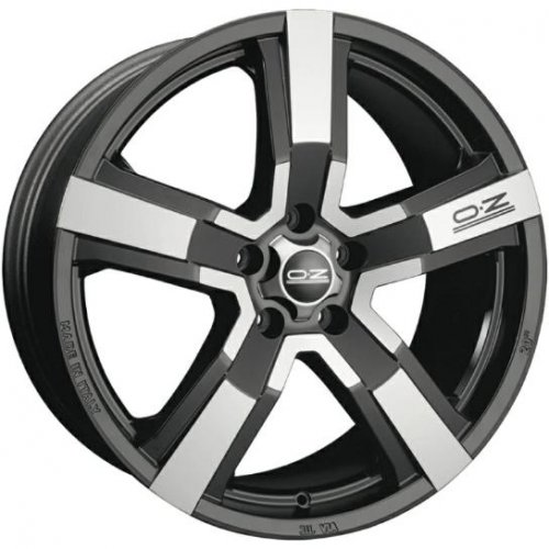OZ Versilia 8x18 5*130 ET43 DIA71.6 Matt Black + Diamond Cut Литой