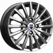 K&K Акцент 5.5x14 4*100 ET45 DIA67.1 Дарк платинум Литой