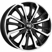 K&K Рим 6x15 4*100 ET25 DIA67.1 Алмаз черный Литой