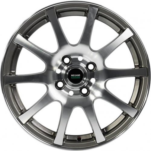 Megami MGM-2 6x15 5*100 ET38 DIA57.1 GMF Литой
