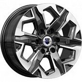 K&K Тейт 7.5x17 6*139.7 ET42 DIA75.1 Алмаз черный Литой