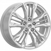 WUP UP106 7x17 5*114.3 ET40 DIA66.1 Silver Classic Литой