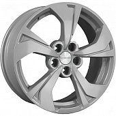Khomen KHW 1724 7x17 5*114.3 ET37 DIA66.6 F-Silver Литой