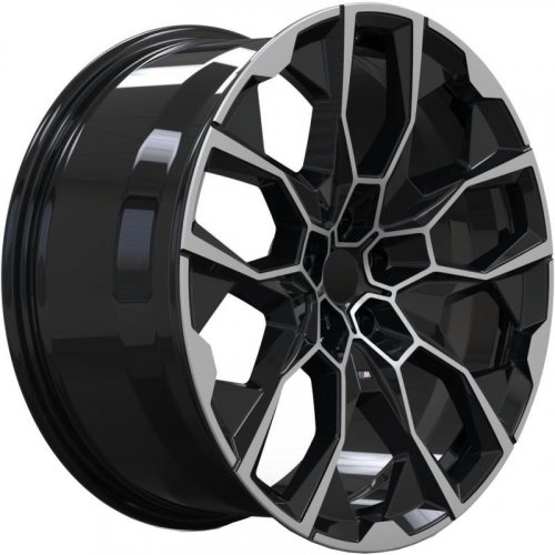 BMW 913M 9.5x20 5*112 ET37 DIA66.6 Gloss Black Face Кованый