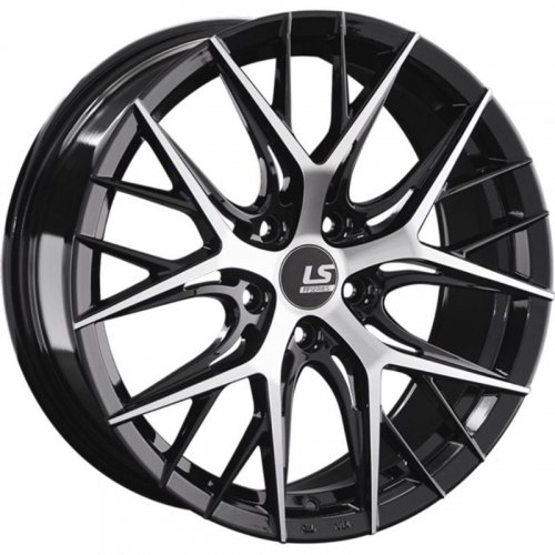 LS FlowForming RC57 8x18 5*112 ET39 DIA66.6 BKF Литой