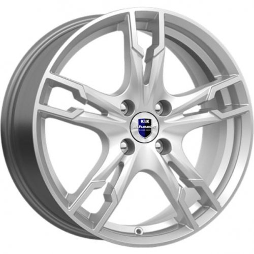 K&K Солар 7x17 5*114.3 ET48.5 DIA67.1 Elite silver Литой
